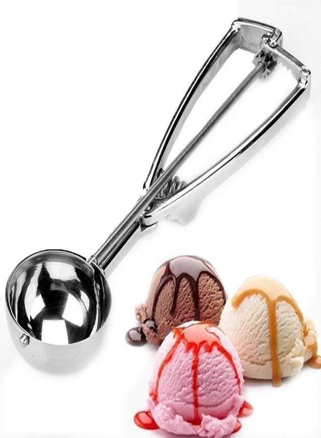 FosCadit Easy Handheld Multi Use Stainless Steel Ice Cream Serving Spoon Scooper - Image 1